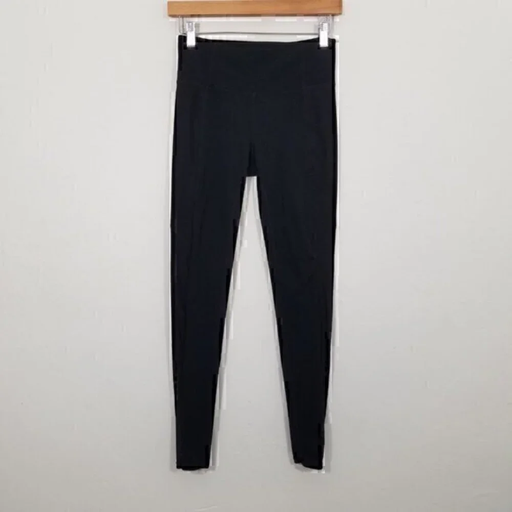Athleta Mesh Leggings Black Size S